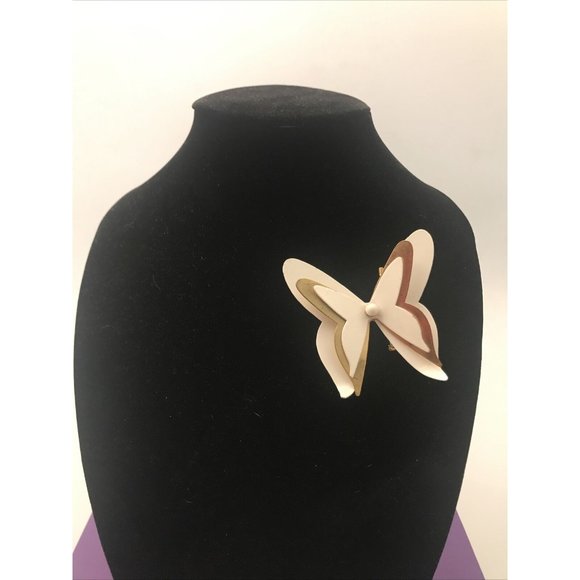 Jewelry | Vintage White Gold Moveable Butterfly Pin | Poshmark